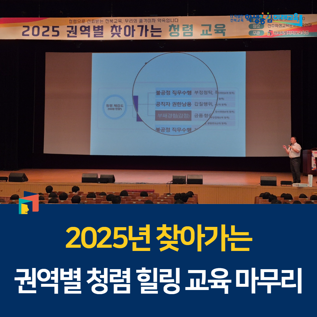 2025년 찾아가는 권역별 청렴 힐링 교육 마무리 이미지(1)