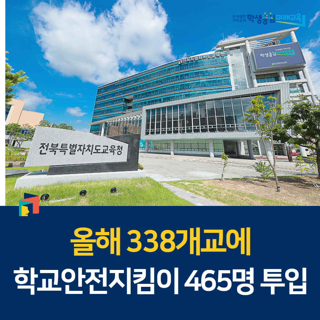 올해 338개교에 학교안전지킴이 465명 투입 이미지(1)