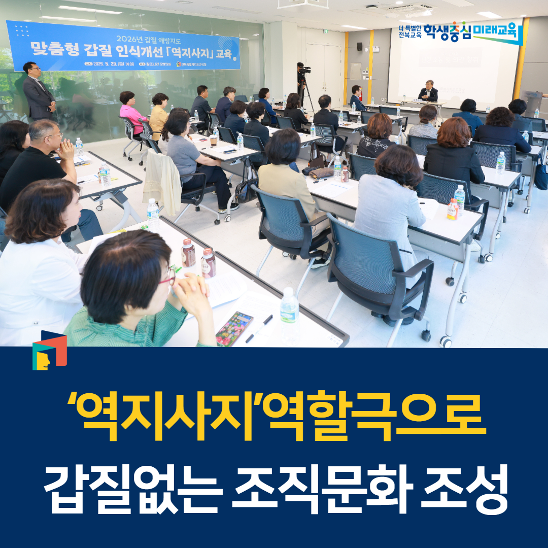 ‘역지사지’역할극으로 갑질없는 조직문화 조성 이미지(1)