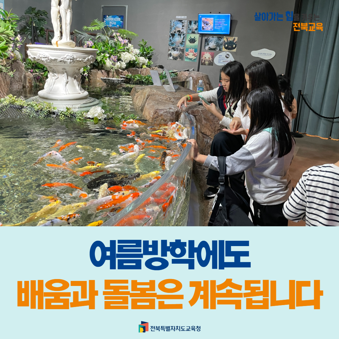 “여름방학에도 배움과 돌봄은 계속됩니다” 이미지(1)
