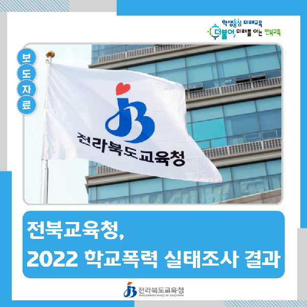 전북교육청, 2022 학교폭력 실태조사 결과
