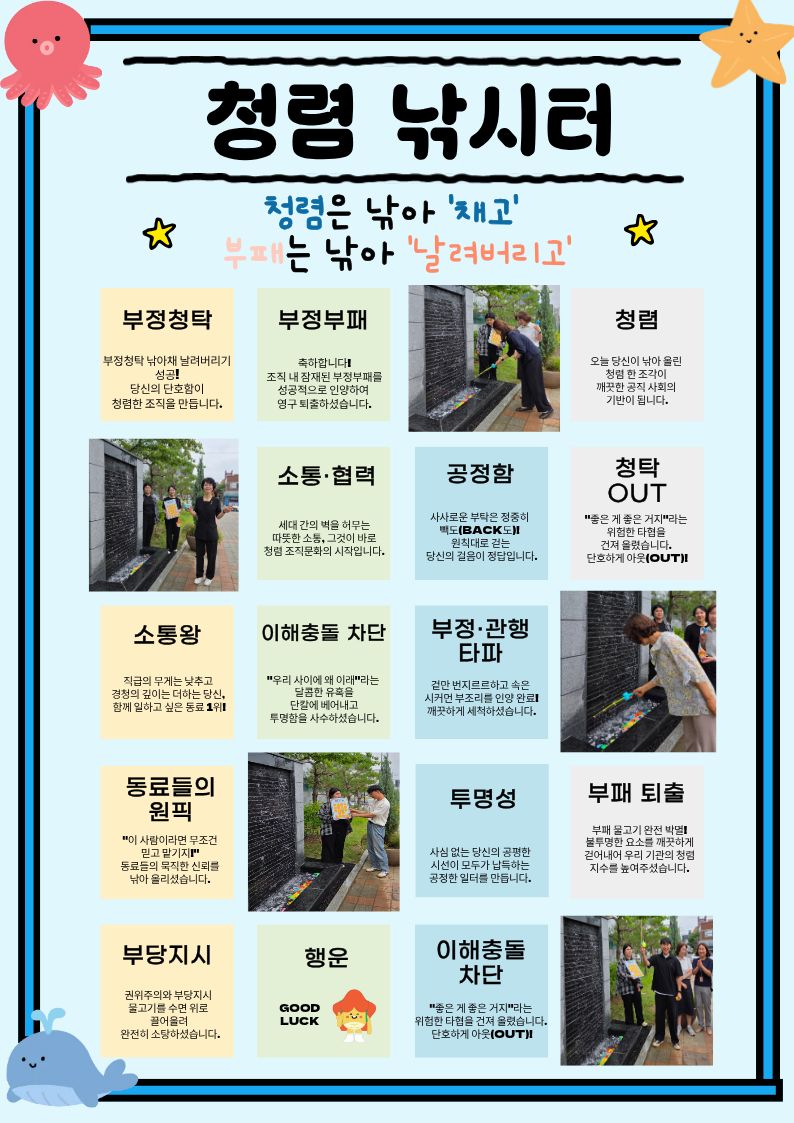 군산학생교육문화관, 참여형 청렴 캠페인으로 청렴문화 확산 이미지(2)