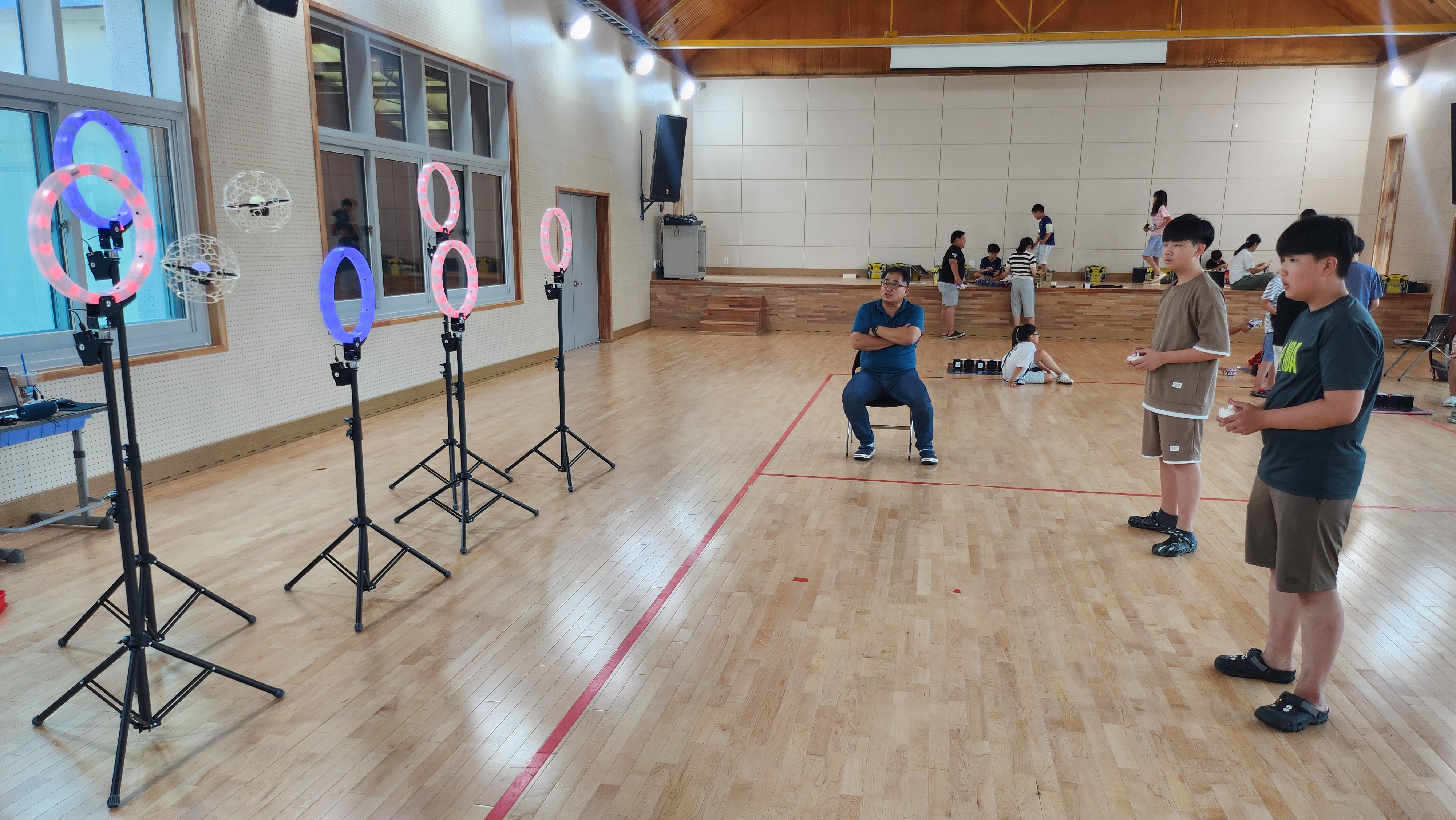 장수교육지원청, 장계초 늘봄학교 로봇‧드론 여름캠프 이미지(1)