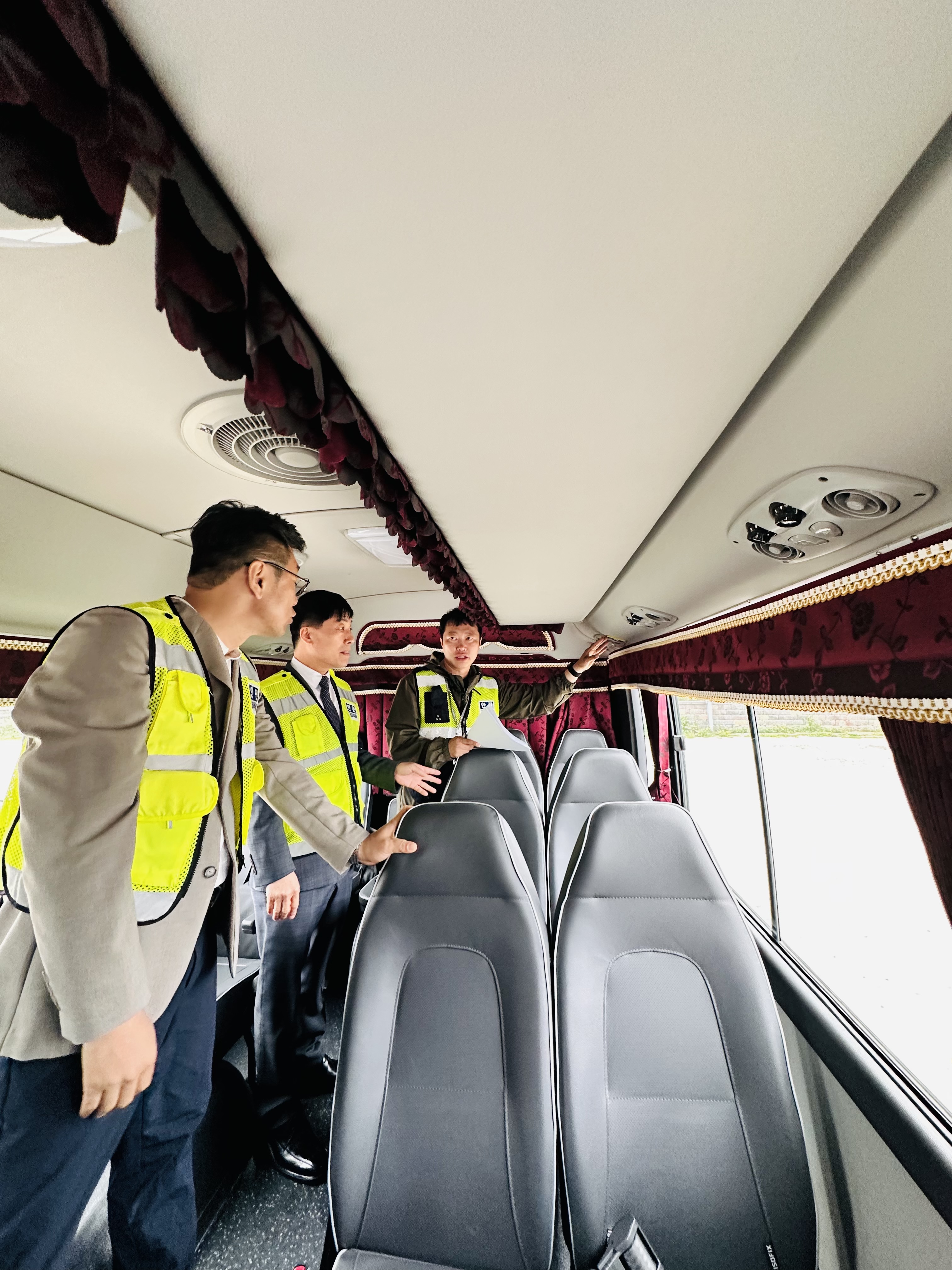 군산교육지원청, 2026학년도 상반기 어린이통학버스 안전점검 실시 이미지(2)