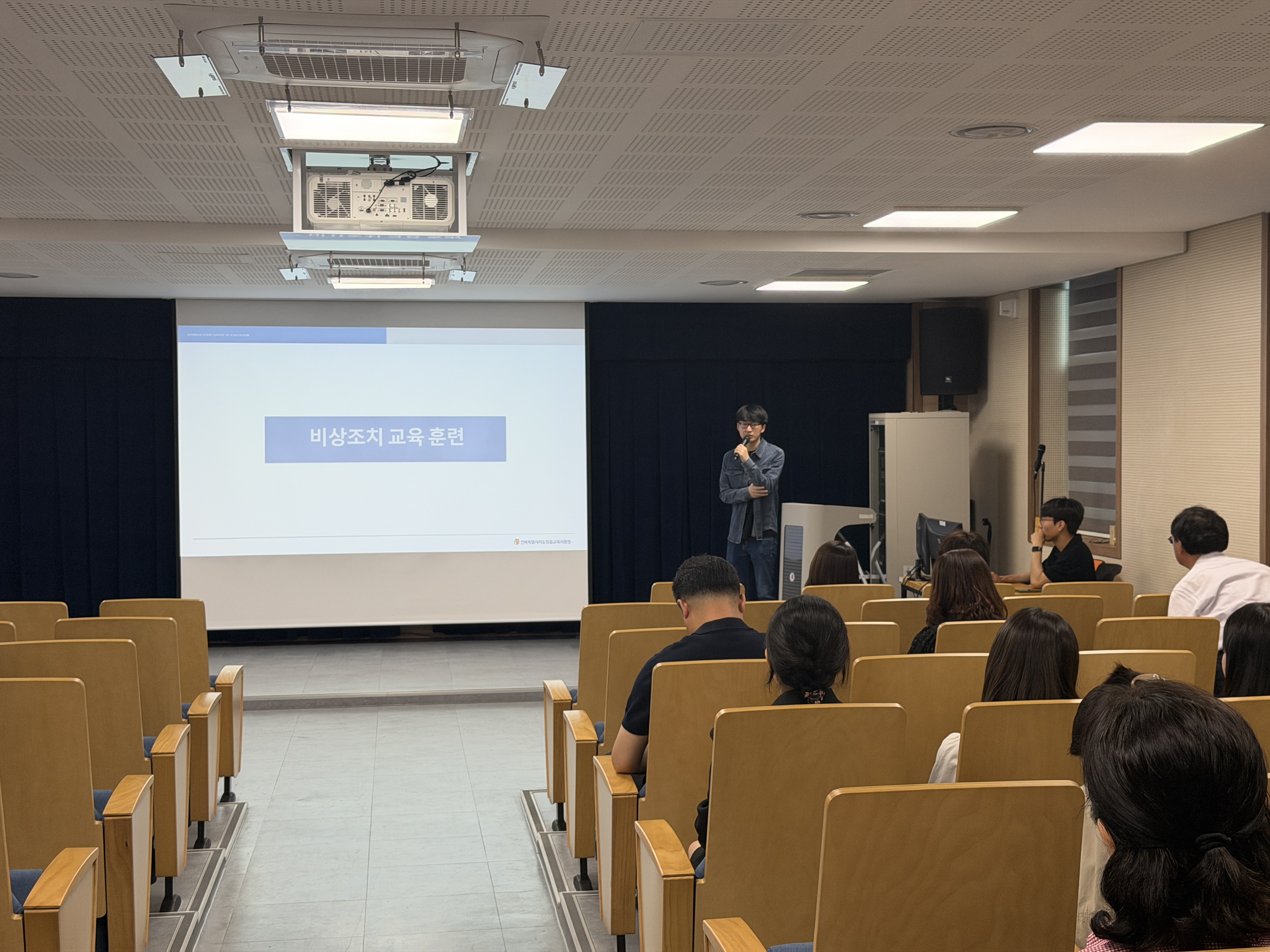 정읍교육지원청, 비상조치교육 훈련 실시 이미지(1)