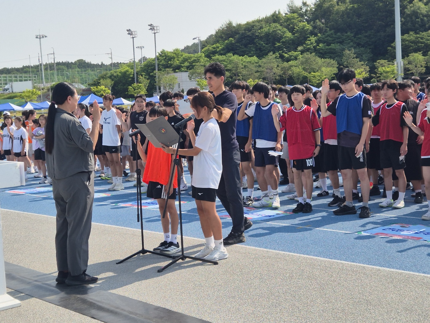 정읍교육지원청 교육장배 초·중학교 육상대회 성료 이미지(1)