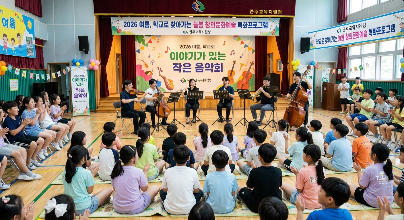 완주교육지원청, “여름방학, 완주지역 학교가 공연장이 되다” 이미지(1)