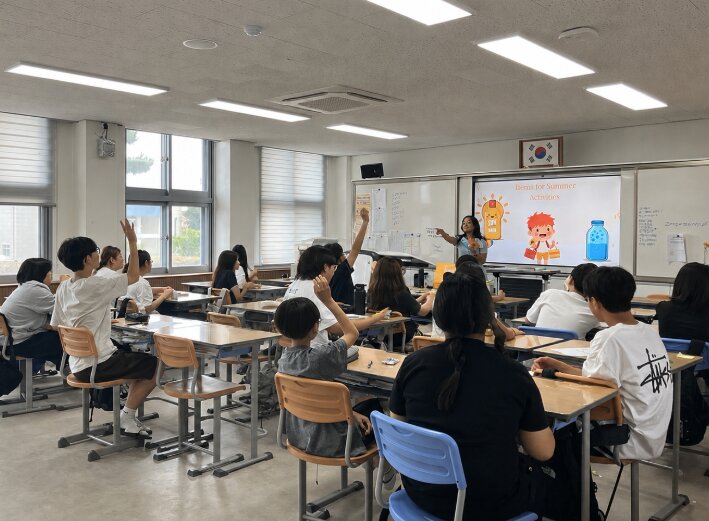 남원영어체험학습센터, 중학교 방문 프로그램 성료 이미지(2)